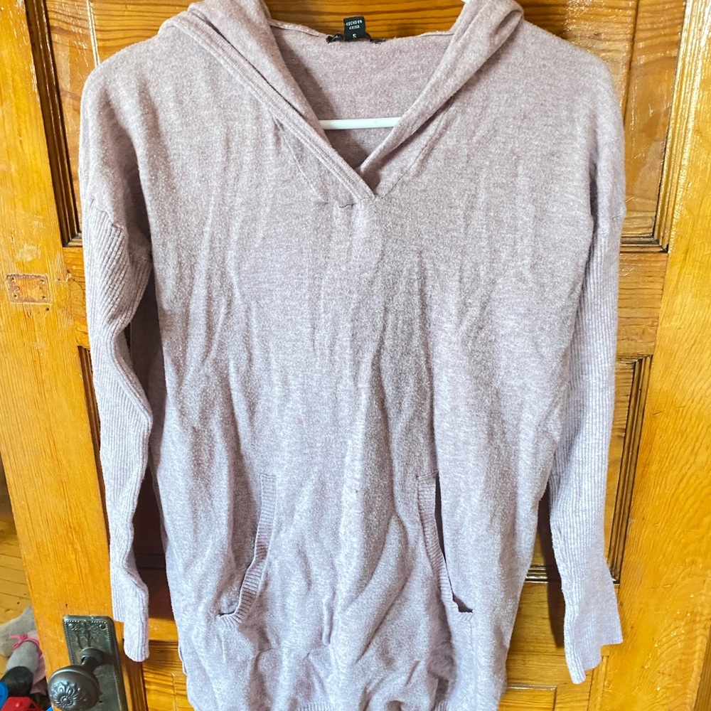 Dusty Rose Hoodie Top